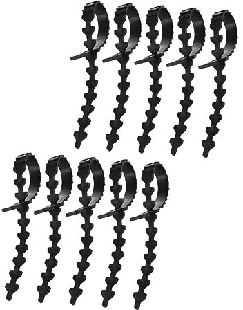 Parliky 10pièces Sangles De Fixation Caoutchouc Flexibles pour Arbre Lot de Ceintures Ajustables pour Branche Arbre Fruitier Attaches Solides pour Jardinage Et Bonsaï