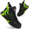 COOU Sicherheitsstiefel Herren Damen Leicht Arbeitsschuhe Hoch Atmungsaktive Sicherheitsschuhe rutschfeste Stahlkappenschuhe Sportlich Grün 43