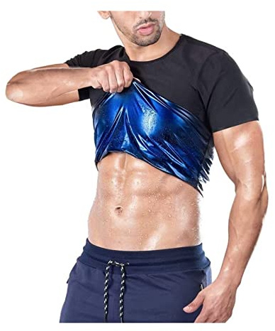 Cintura dimagrante da uomo, cintura dimagrante per uomo, camicia dimagrante per uomo Sauna Body Shape Vest, Camicia da palestra da uomo per sauna corpo, modellante per allenamento, da uomo, XXL