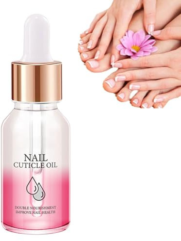 Olio per cuticole per unghie, idratante e riparatore per cuticole secche e ruvide, cura delle unghie con design contagocce, olio rinforzante per cuticole, smalto danneggiato (taglia unica, albero del