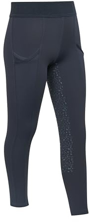 LeMieux Pantaloni da equitazione per bambini, Blu crepuscolo, 7-8 Years