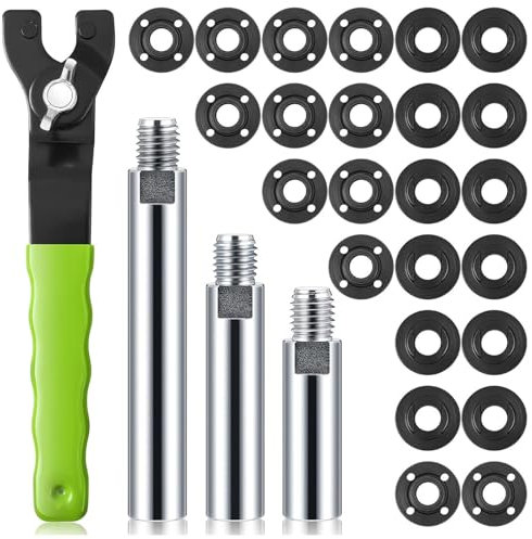 BAHJKASD Essential Mill Flangia E Chiave Set Metal Lock Dado E Cabinet Lavorazione Legno Mill Appendice Metallo Struttura