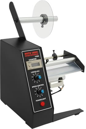 Automatischer Etikettenspender,Elektrische EtikettenschäLmaschine,Automatischer ZäHlender Etikettenspender,FüR Selbstklebende Etiketten/Barcode-Etiketten/Sicherheitsetiketten/Verpackungsetiketten