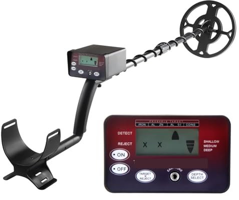 YQVEOT Detector de Metales Profesional, Detector de Metales subterráneo, portátil, for Exteriores, con Circuito de búsqueda de Tesoros, Alta sensibilidad, IP68, Resistente al Agua