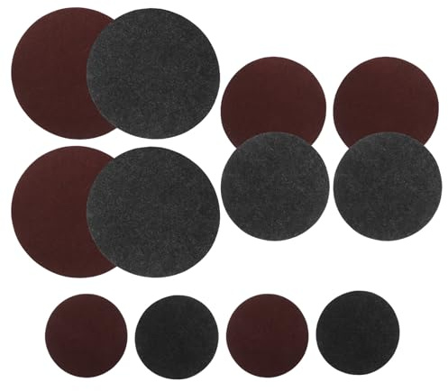 GATHINESS 12 Sottovasi Rotondi in Feltro Assorbente e Reversibile, Cuscini Antiscivolo per Vaso di Fiori, Protezione Pavimenti e Mobili per Piante da Interno, Set 12 Pezzi