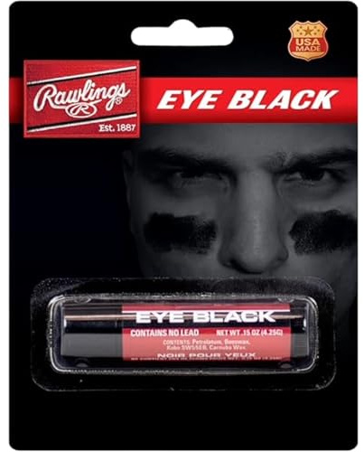 Rawlings Eye Black, pour homme, noir, taille unique