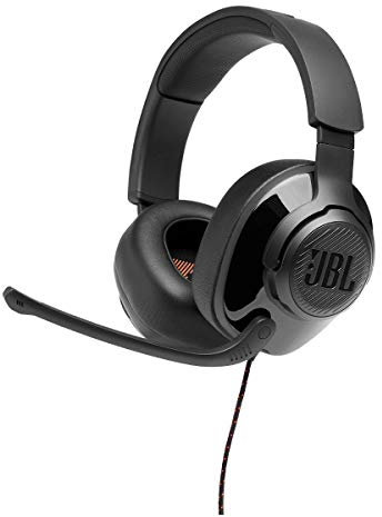 JBL Quantum 300 Auriculares de Diadema con Cable para Juegos Quantum Engine Software - Negro