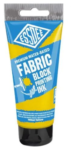 Essdee Tygtryck bläck, gul, 150 ml
