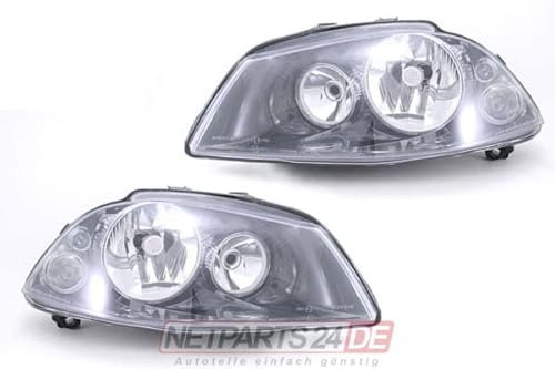 Johns, Scheinwerfer Satz passend für Seat Ibiza Scheinwerfer (6L) ab 02/2002- Satz H7/H3 links & rechts