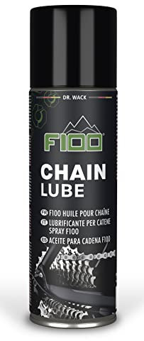 Dr. Wack - F100 Spray Lubrifiant pour chaîne de vélo 300 ml - Réduit l'usure & les frottements - Lubrifiant avec effet longue durée - Convient pour tous les vélos - Entretien Premium du vélo