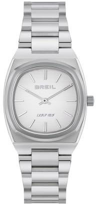Breil, Collezione BSW 6.5, Orologio Donna, Cronografo in Acciaio Discreto e Minimal, Spessore Slim, Cassa 31 mm, Chiusura Déployante, Lunghezza Regolabile