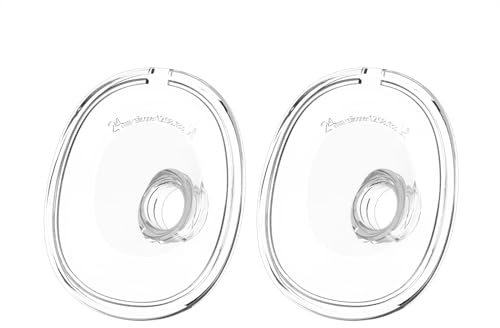 Milchpumpe Ersatzteile Flansch Schild 24mm Zubehör Teile Tragbar Kompatibel mit Lansinoh NCVI Nuliie NICEGREEN Life S32, 2-Stücke