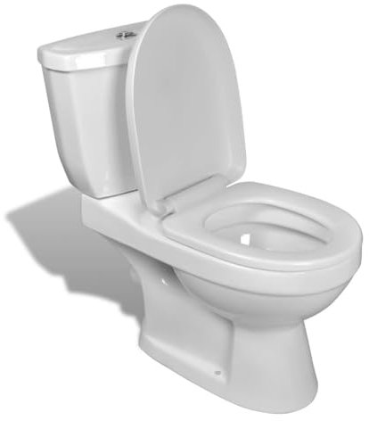 Brokky Toilette con Cisterna Bianca-WC Toilette