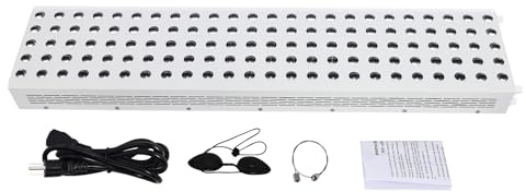 600W Red Light Therapy for Body, 10.83 * 4.92in Red Light Therapy Pad, Dual Chip Grade 120 LEDs 660nm & 850nm Infrared Light Therapy for Body Back Waist Shoulder Knee Joint Pain Relief