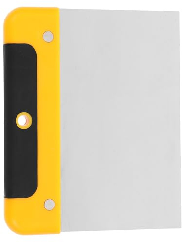 HONITANO Grattoir Acier Inoxydable Multifonction Spatule Enduire et Nettoyage Mur Outil pour Peinture Plâtre et Mastic