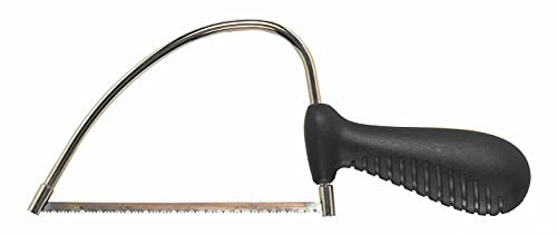 Pebaro Scie coudee bois, Archet design avec lame de scie ronde en acier nickele de 6,3 mm, Projection max. 95 mm