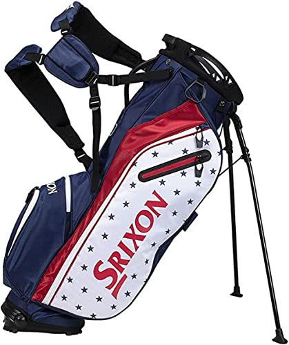 Srixon – US Open – Major Limited Edition Stand-Golftasche – 4 Schlägerteiler – 5 Reißverschlusstaschen, darunter eine mit Velours gefütterte Wertsachentasche und eine isolierte Umhängetasche – 2,5 kg