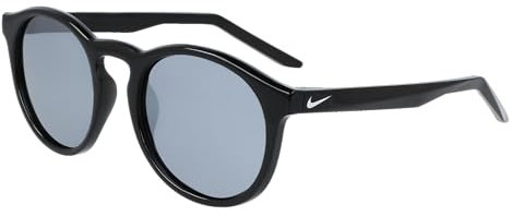 Nike Unisex Sun Sunglasses, 010 Black Polar Silver FL, 58