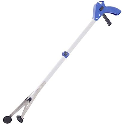 Starnearby Pinza Raccogli Rifiuti Raccoglitore di Rifiuti Pieghevole Pinza Raccogli Oggetti Strumenti di Raccolta in Lega di Alluminio con Ventose in Gomma per Anziani e Disabili