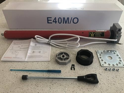 Garage Door Roller Shutter Door Motor. 40nm / 15rpm. 60mm Octagonal Tube - Manual Override