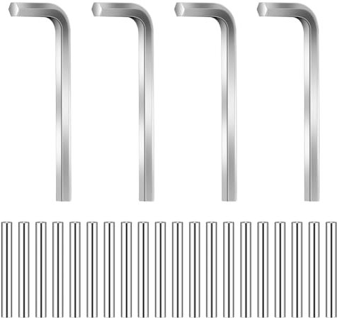 Yominerr Lot de 24 pièces de rechange pour goupilles de serrage à charnière à ressort - Support de support P InKit pour charnières de porte et de salon