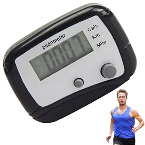 Walking Distance Miles/Km Pedometer | Portable Mini Digital LCD Display Pedometer | Multifunctional Sport Must Have Steps Counter With Clip For Men, Kids, Adults, Seniors