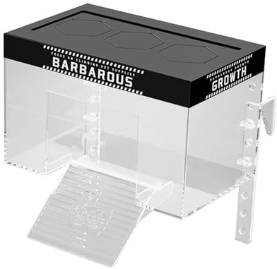 KiBcsLic Zone de Repos surélevée pour Petites Tortues Terrestres en Aquarium, 35 Cm X 25 Cm X 25