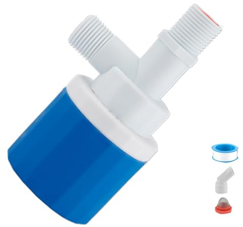 Control Automático de Nivel, Válvula de Flotador de Control de Nivel para Tanques de Agua, Accesorios De Tubería Para Estanques Jardines Fuentes Piscinas