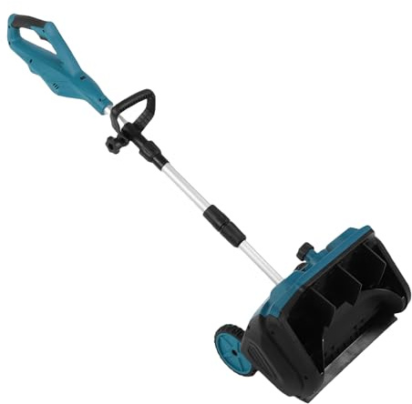 Weytoll Pala de nieve con batería para BL1815, BL1820, BL1830, ancho de trabajo de 40,6 cm, ajuste de 3 vías