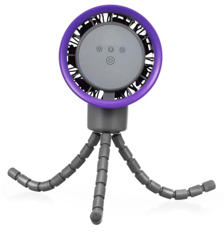 ULDIGI Ventilador Portátil De Escritorio Con Trípode Y Ventilador De Oficina Para Exteriores Para Viajes Hogar Con Mini Enfriador Recargable Con Clip Para Bebé Actividades Motor