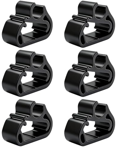 Clip per bracci tergicristalli, 6 pezzi morsetti di fissaggio adatti per Peugeot 3008, 5008, Citroen C5, DS7, strumento di riparazione per tergicristalli, accessorio per lavaggio tubo, manutenzione