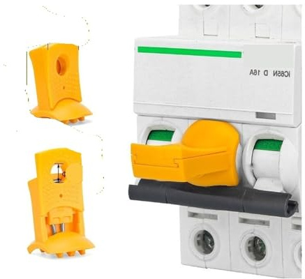 Disjoncteur exclusif A9A26970 MCB, dispositif de verrouillage de sécurité, dispositif d'isolation énergétique, mise hors tension de l'appareil(5pcs)
