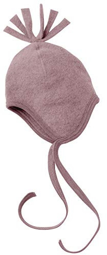 Engel Natur, Fleece Mütze, 100% Wolle (kbT) (86/92, Rosenholz Melange)