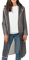 PERLETTI Imperméable Femme Transparent Détails Réfléchissants - Poncho Pluie Long Capuche et Boutons - Veste de Pluie Fille Coupe Vent Etui Etanche - Anorak Réutilisable Léger (Gris Bordure Rose, S)