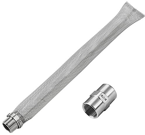 LitKiwi Bazooka Sieb, wiederverwendbarer Edelstahl-Bierfilterschlauch 304, Maische und Tun Sieden Siebe zum Brauen und Weinherstellung