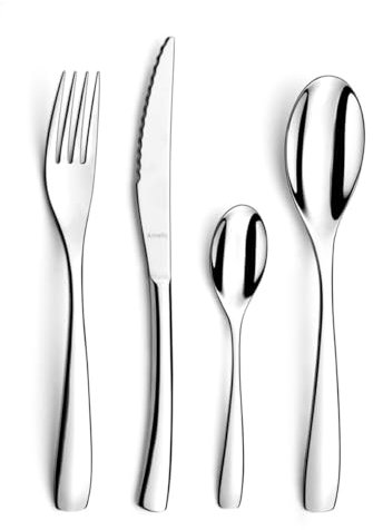 Amefa Tempo Servizio di Posate da 16 Pezzi, Acciaio Inossidabile