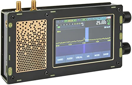 Récepteur SDR 50 KHz-2 GHz Radio à Ondes Courtes AM SSB NFM WFM CW avec Écran Tactile Rétroéclairé IPS 3,5 (Hôte V3 Unique)