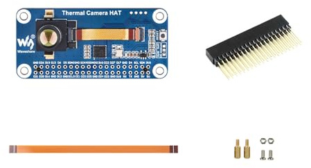 Waveshare Long-Wave IR Thermal Imaging Camera Module, 80×62 Pixels, 45°FOV, Available with 40PIN GPIO Header