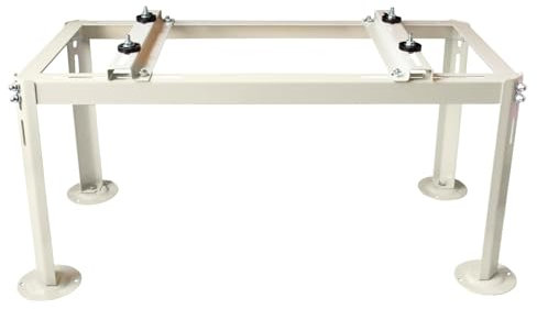 Yarssihha Mini Split Ground Stand for 9000-24000 BTU Ductless Air Conditioners Heat Pumps, Heavy Duty Adjustable Mini Split Stand, Condenser Stand, Max Load: 440LBS