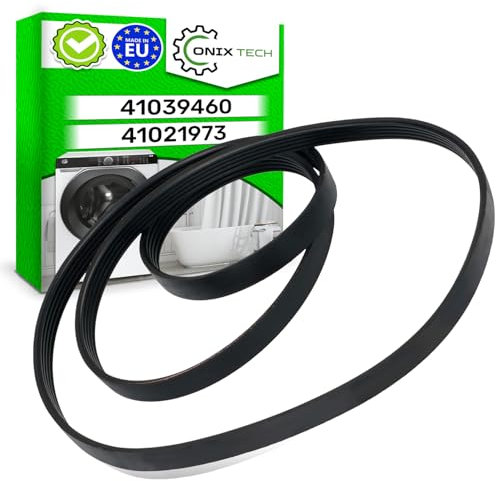 Courroie Machine a Laver Universel Poly-V 1225 J5 avec le Code Original 41021973 41039460 pour Candy 268537 pour Gorenje - MADE IN EU - Garantie de 5 Ans - ONIX TECH