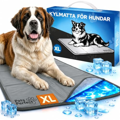 Pets Perfect Tapis rafraichissant Chien Auto refroidissant - Cooling Mat Dog avec Gel Non Toxique - Tapis de Refroidissement pour Chien XL XXL et Cooling Pad Cat Pliable