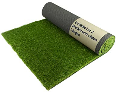 Primaflor Kunstrasen MEGAN 40mm – 2,00m x 1,00mm, Viele Größen, UV-Beständiger, Wasserdurchlässiger, Rasenteppich, Outdoor Bodenbelag, Kunstgras für Garten, Terrasse und Balkon