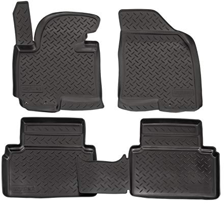J&J AUTOMOTIVE | NORM 3D Tappeti Tappetini Auto In TPE Gomma Su Misura Per Sportage SL 2010-2015, Kit di 4 Pezzi, Inodore, Nero, Antiscivolo