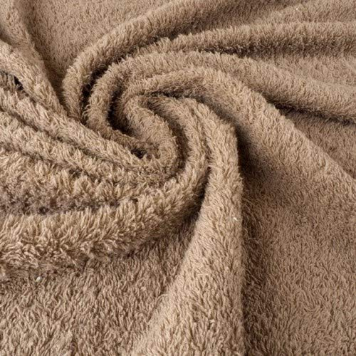 Rizo de Toalla en Color Beige Oscuro con 160 cm de Ancho. Se Vende por Metros. Ideal para Albornoces, cambiadores, Baberos.