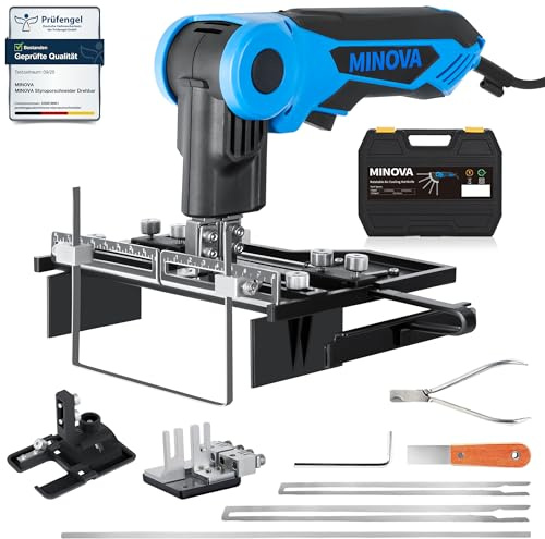 MINOVA 250W Foam Electric Hot Knife, Styrofoam Cutter Cutting Tool Kit