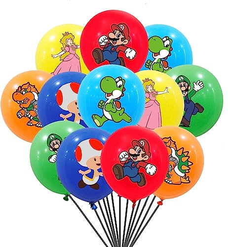 18Pcs Theme Balloons Birthday Party Decorations Party Balloons for Birthday Party