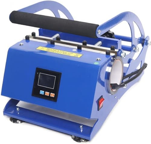 Machine de Presse à Chaud 6 en 1, Presse-Tasse chauffante avec 6 sous-Verres, Presse à Tasse par Sublimation par Transfert de Chaleur 600W
