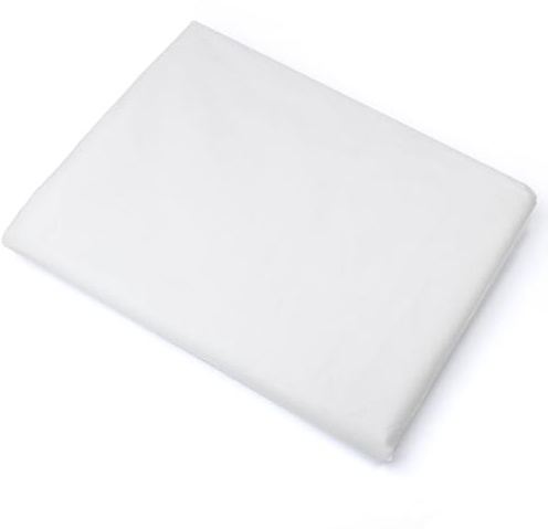 Fieltro blanco de 500 x 100 cm de vellón termoadhesivo, peso ligero para planchar, tela no tejida transpirable para costura, manualidades, manualidades, bordados