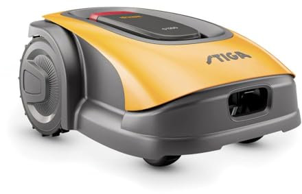 STIGA G 1200 - Robot tagliaerba fino a 1200 m2, con 4 lame orientabili, controllo app STIGA.GO e sensori pioggia