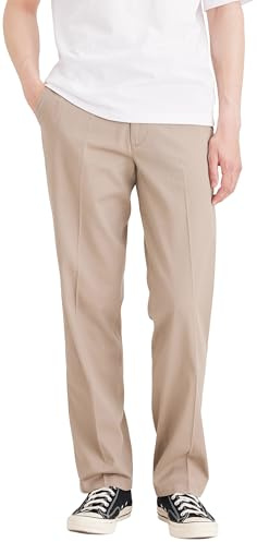 Dockers Classic Fit Easy Khaki Pants, Pantalones de tiempo libre Hombre, Beige (Timberwolf), 34W / 32L